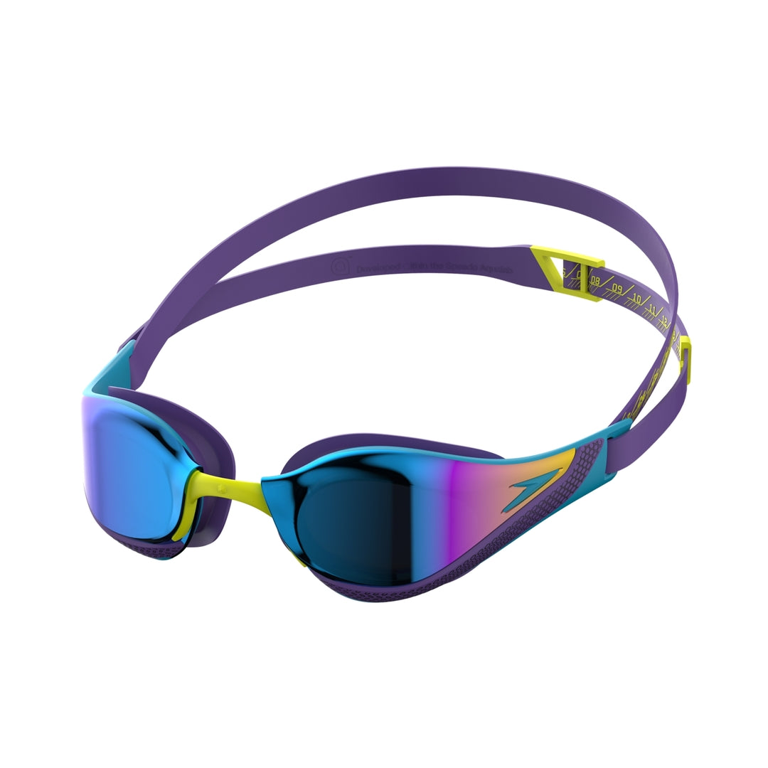 Speedo Fastskin Pure Focus Mirror Swim Goggle mayan blue/cobalt