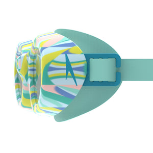 Speedo Junior Futura Hydrospex Printed Swim Goggle Fish Tank Mod Petal Grey Smoke Lens