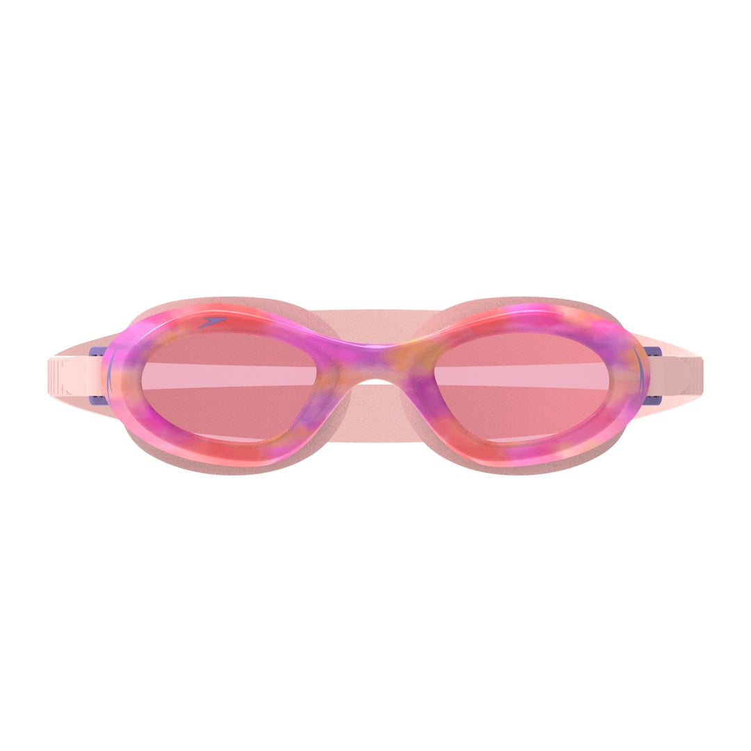Speedo Junior Futura Hydrospex Printed Swim Goggle pink lemonade