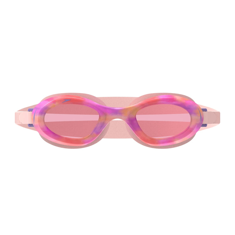 Speedo Junior Futura Hydrospex Printed Swim Goggle pink lemonade