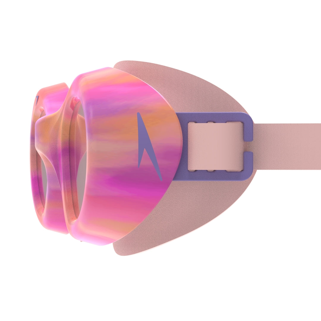 Speedo Junior Futura Hydrospex Printed Swim Goggle pink lemonade
