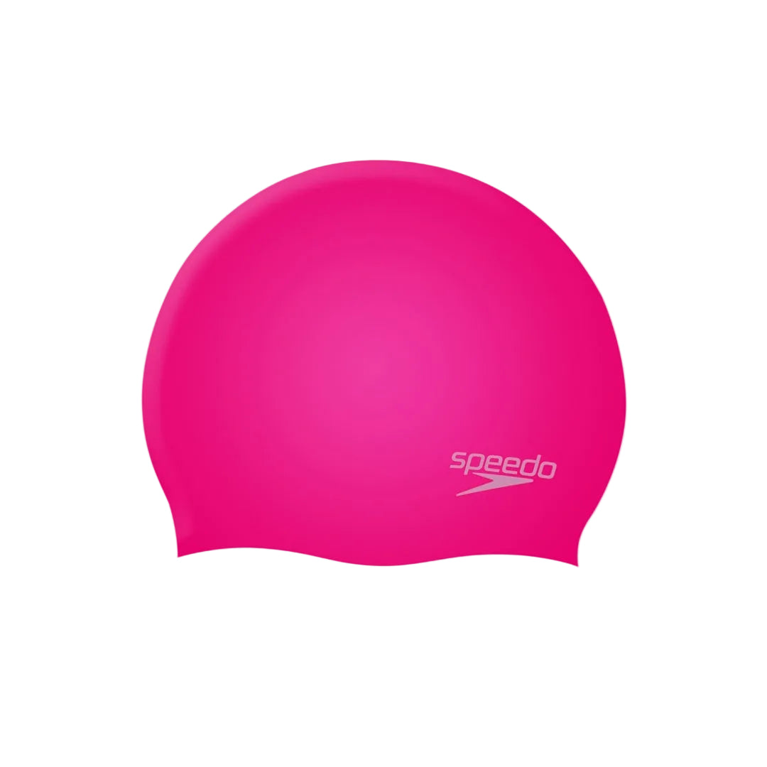 Speedo Junior Silicone Swim Cap cherry pink