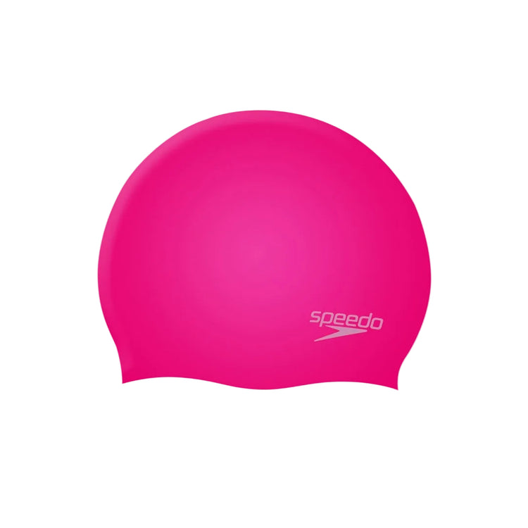 Speedo Junior Silicone Swim Cap cherry pink