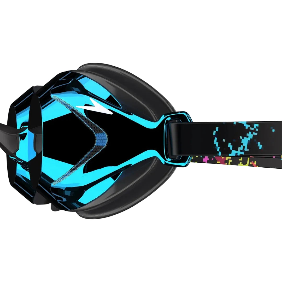 Speedo Junior Vanquisher 3.0 Mirror Limited Edition Swim Goggle black blue