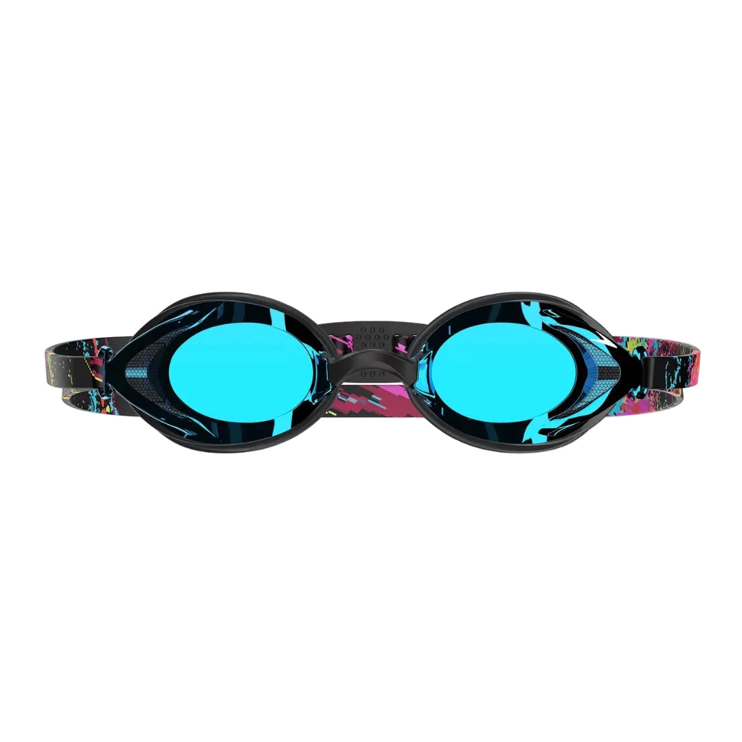Speedo Junior Vanquisher 3.0 Mirror Limited Edition Swim Goggle black blue pink