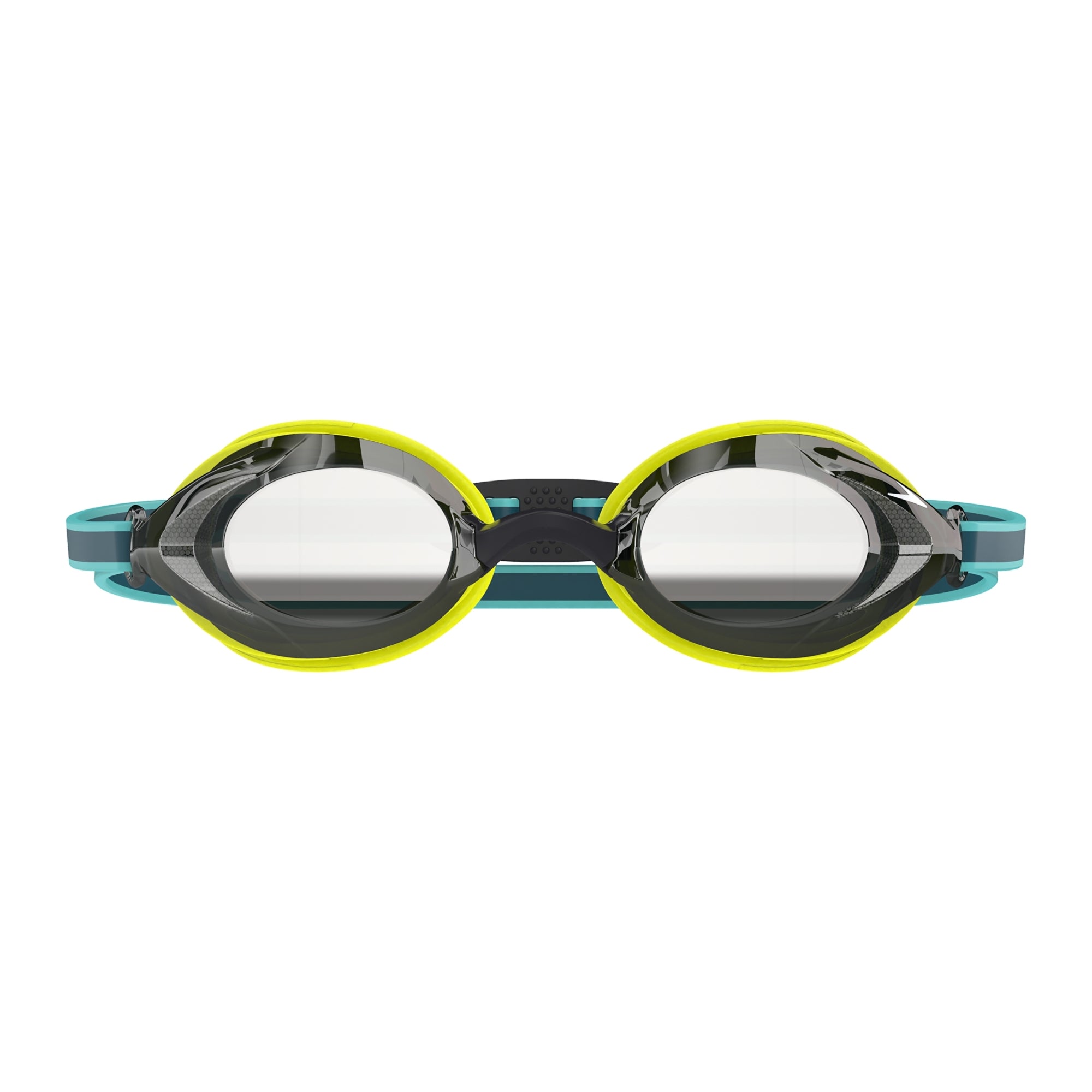 Speedo Junior Vanquisher 3.0 Mirror Swim Goggle Hyper Yellow/Smoke Silver Mirror Lens