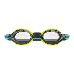 Speedo Junior Vanquisher 3.0 Mirror Swim Goggle Hyper Yellow/Smoke Silver Mirror Lens
