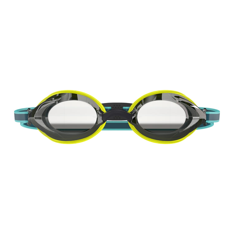 Speedo Junior Vanquisher 3.0 Mirror Swim Goggle Hyper Yellow/Smoke Silver Mirror Lens