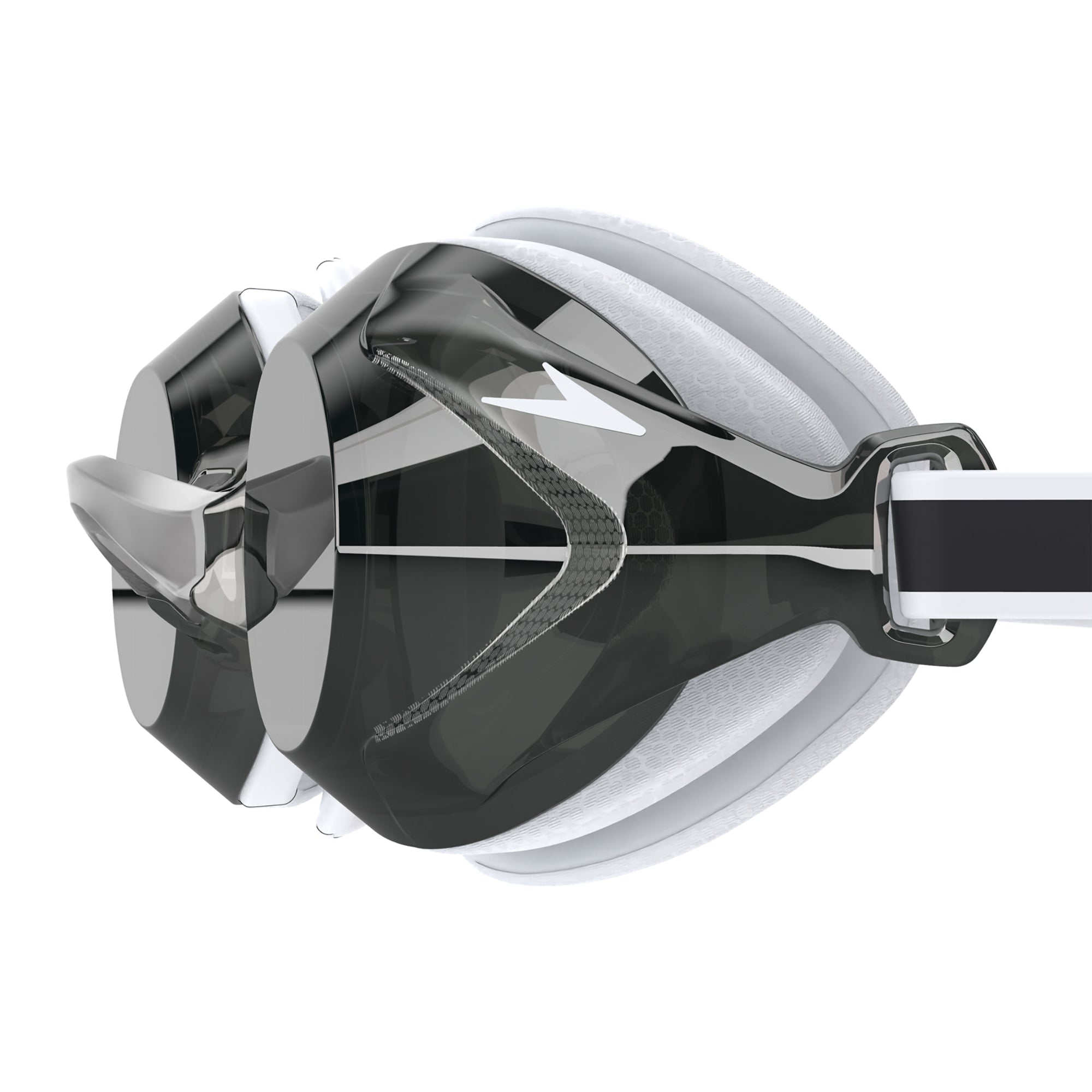 Speedo Junior Vanquisher 3.0 Mirror Swim Goggle Speedo White/Smoke Silver Mirror Lens