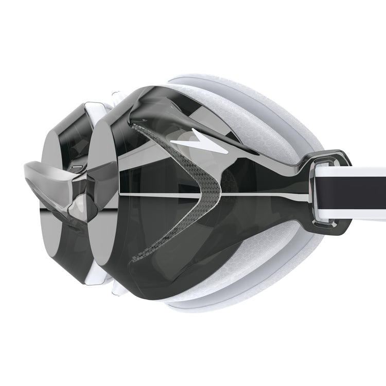 Speedo Junior Vanquisher 3.0 Mirror Swim Goggle Speedo White/Smoke Silver Mirror Lens