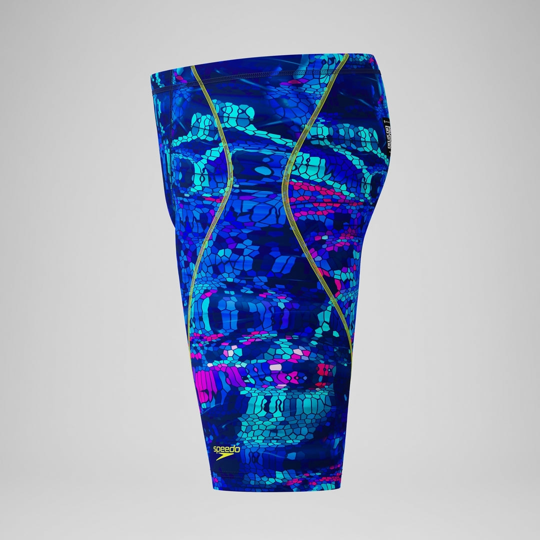 Speedo Men's Fastskin Hyperspark Printed Swim Jammer pixel pool