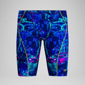 Speedo Men's Fastskin Hyperspark Printed Swim Jammer pixel pool