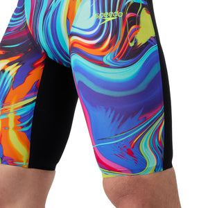 Speedo Men's Fastskin LZR Pure Valor 2.0 Swim Jammer black/ molten blur