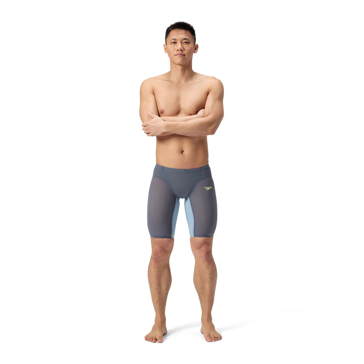 Speedo Men's Fastskin LZR Pure Valor 2.0 Swim Jammer grey/ blue