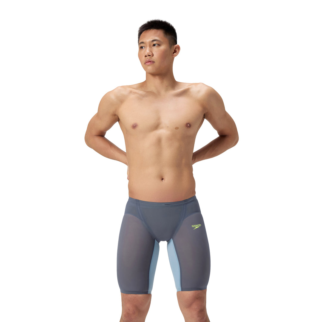 Speedo Men's Fastskin LZR Pure Valor 2.0 Swim Jammer grey/ blue