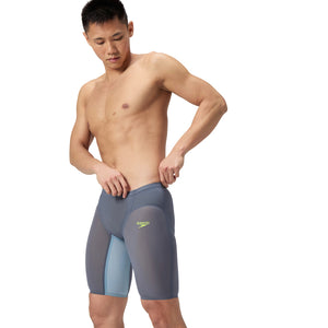Speedo Men's Fastskin LZR Pure Valor 2.0 Swim Jammer grey/ blue