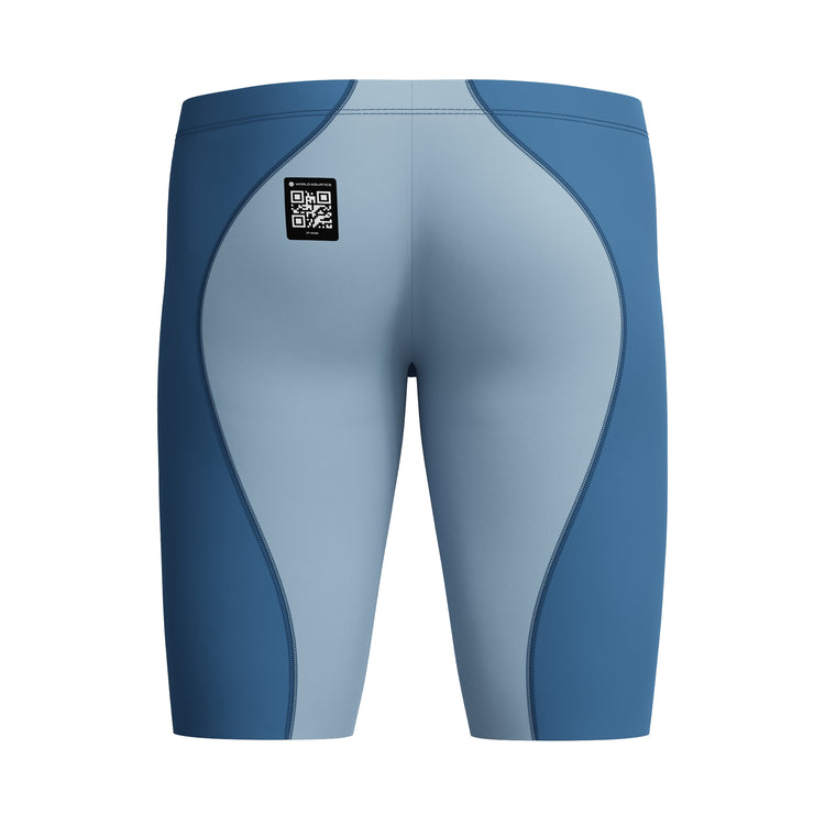 Speedo Men's LZR Pro 2.0 Solid Swim Jammer Nite/Acadia Blue