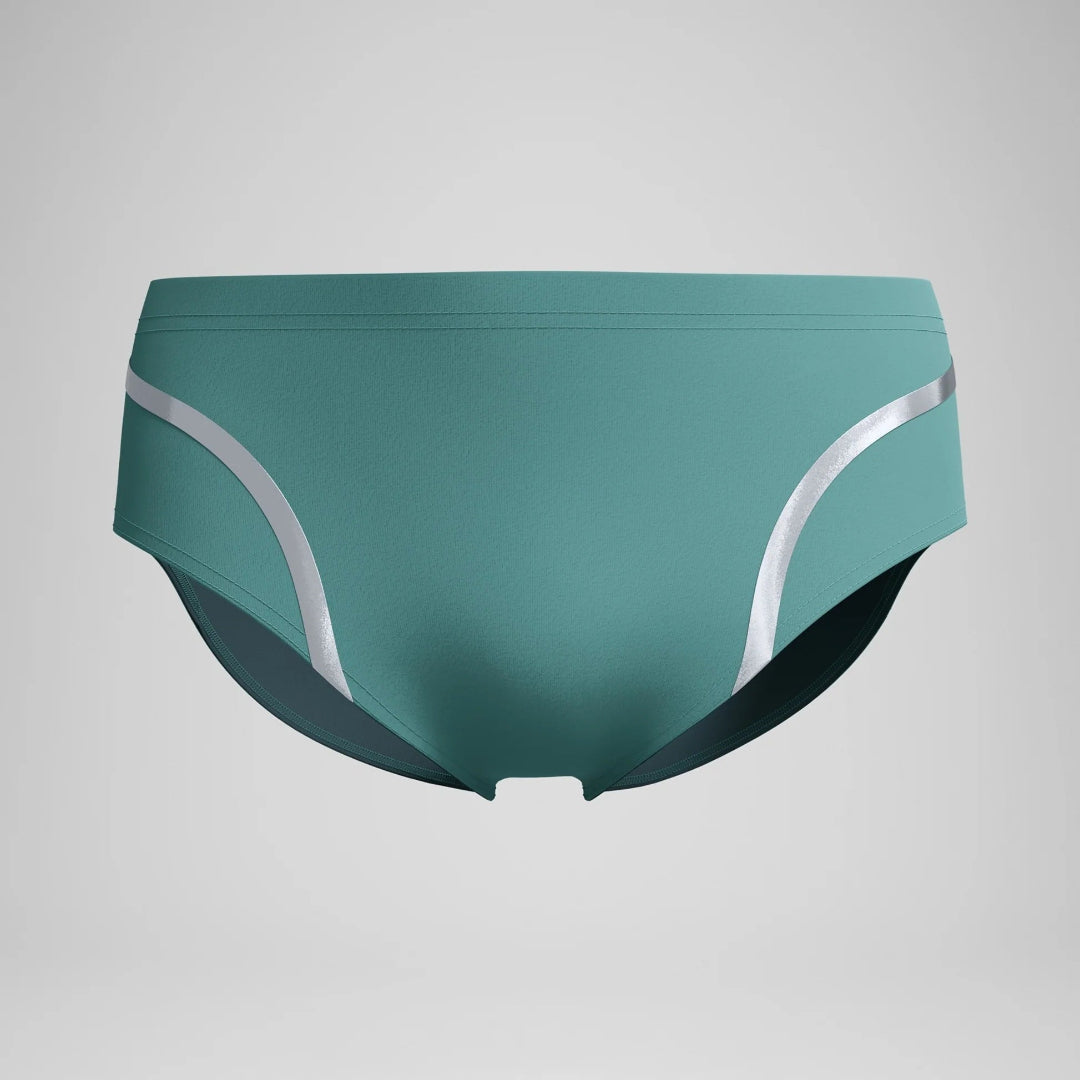 Speedo Men's Movement Swim Brief storm green