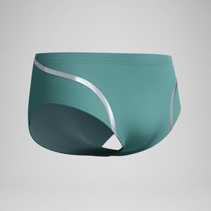 Speedo Men's Movement Swim Brief storm green