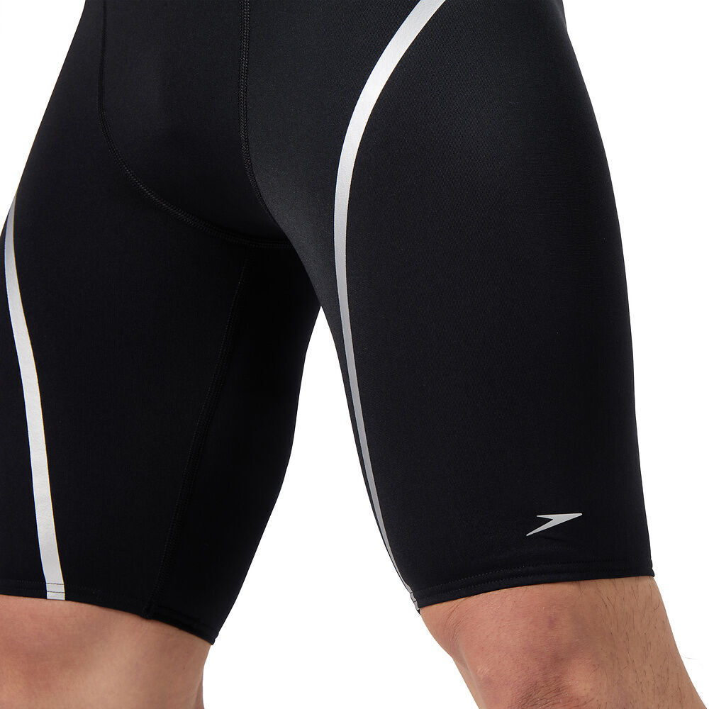 Speedo Men's Movement Swim Jammer Black/Silver