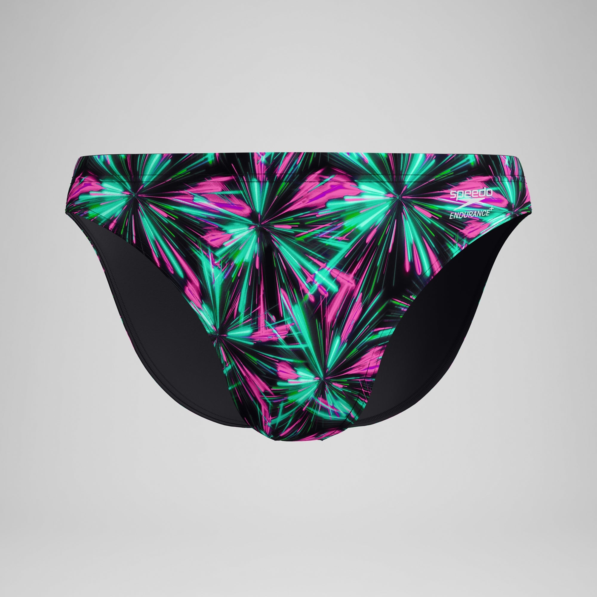 Speedo Men's Printed Swim Brief Firework burst/ black 