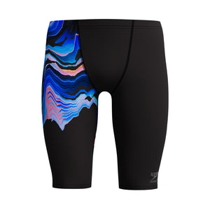 Speedo Men's Printed Swim Jammer canyon ombre/ black