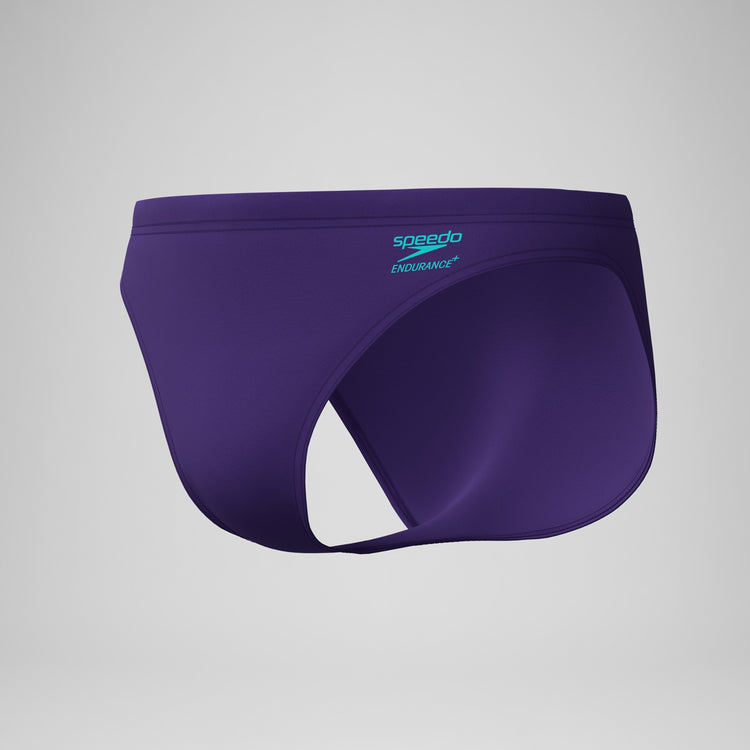 Speedo Men's Solid Swim Brief Acai Purple