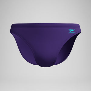 Speedo Men's Solid Swim Brief Acai Purple