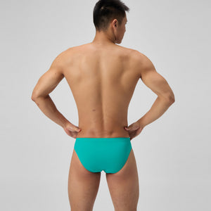 Speedo Men's Solid Swim Brief Turquoise Gem