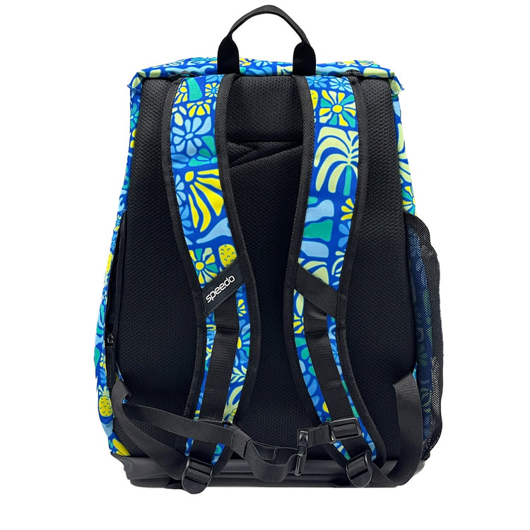 Speedo Printed Team Bag Swim Backpack Summer Stamp Deep Sapphire
