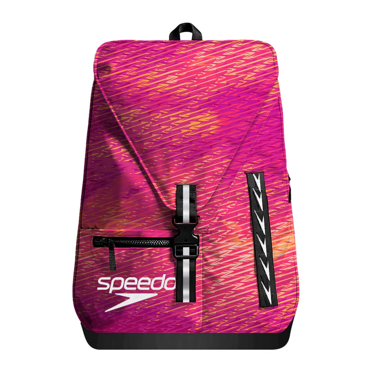 Speedo Printed Team Bag Swim Backpack Opaline Margarita Pink