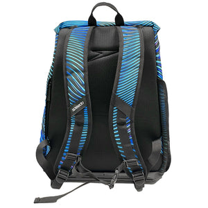 Speedo Printed Team Bag Swim Backpack Tideway Deep Sapphire