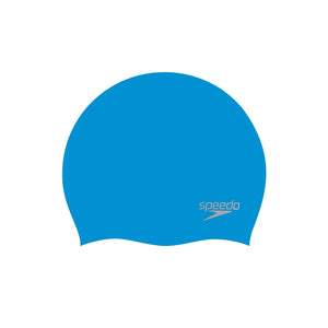 Speedo Silicone Swim Cap blue chrome
