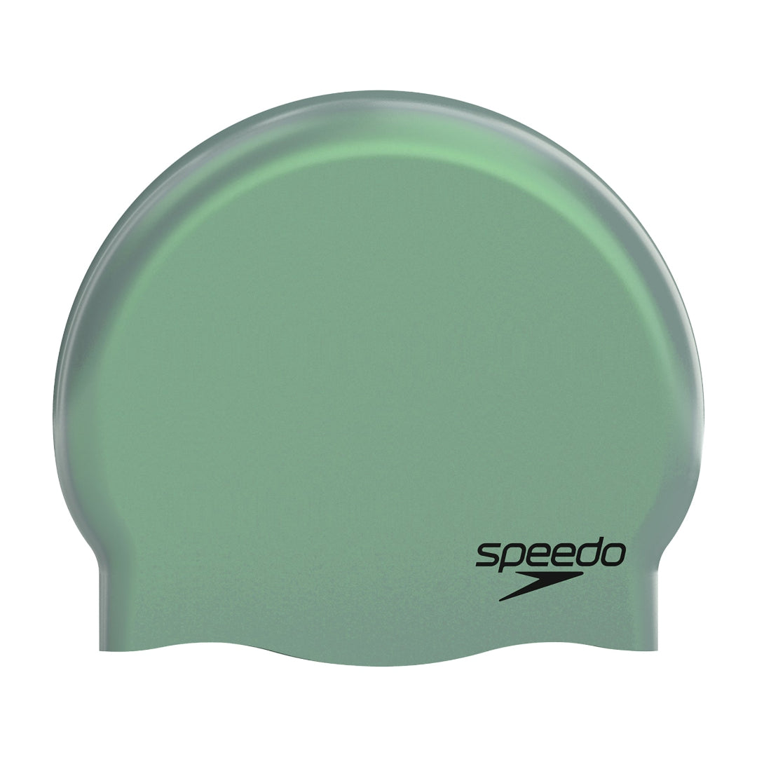 Speedo Silicone Swim Cap storm green