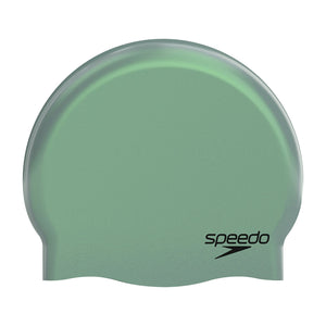 Speedo Silicone Swim Cap storm green