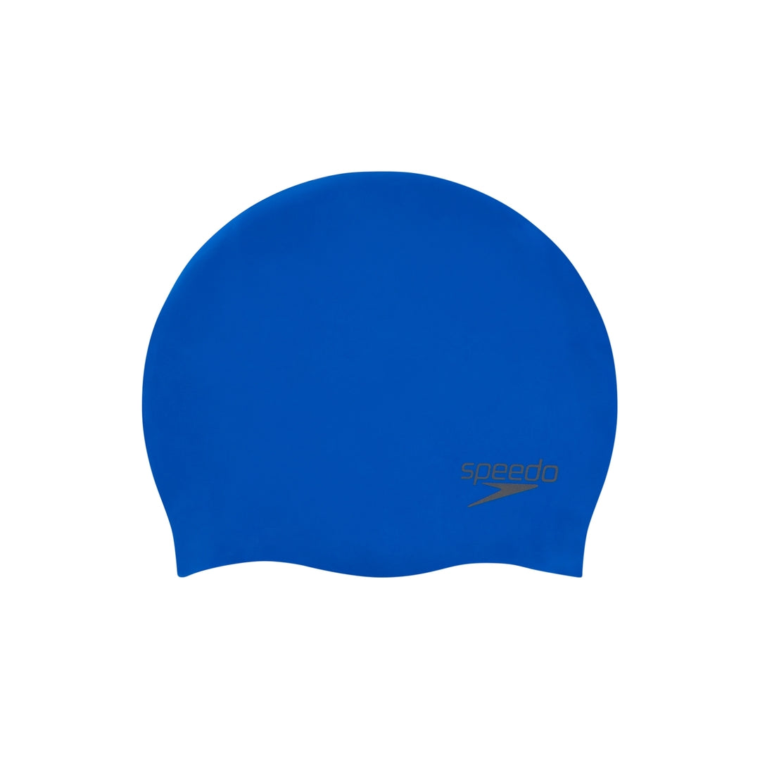 Speedo Silicone Swim Cap neon blue