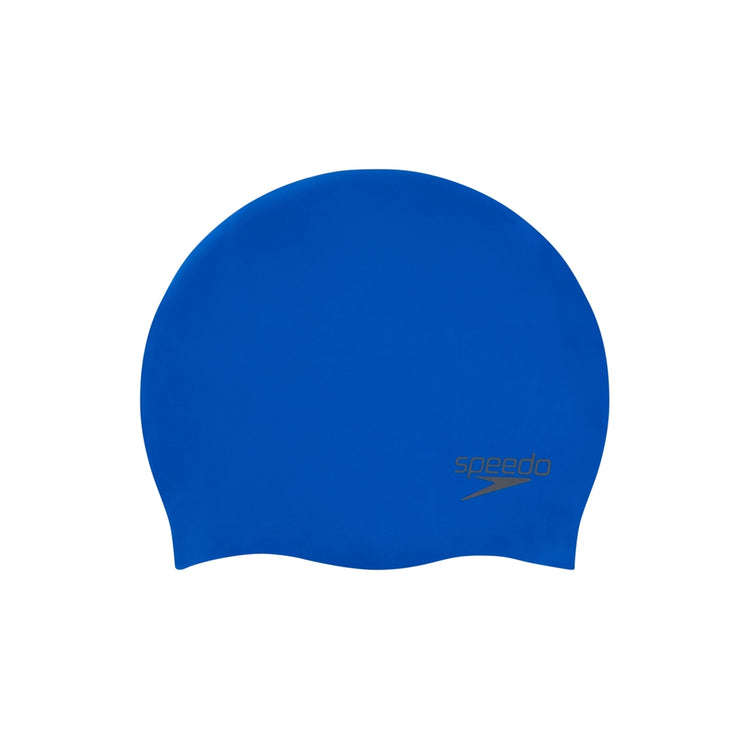 Speedo Silicone Swim Cap neon blue
