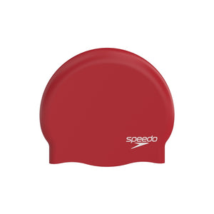 Speedo Silicone Swim Cap red