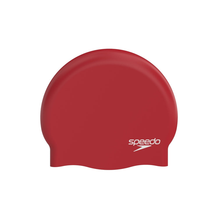 Speedo Silicone Swim Cap red