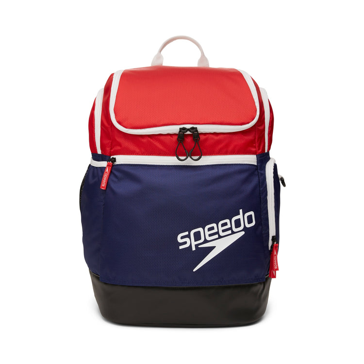 Speedo Teamster 2.0 Swim Backpack Red White Blue