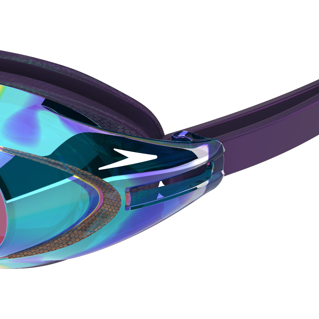 Speedo Vanquisher 3.0 Mirror LTD Swim Goggle Obsidian/Cobalt Trance Mirror Lens