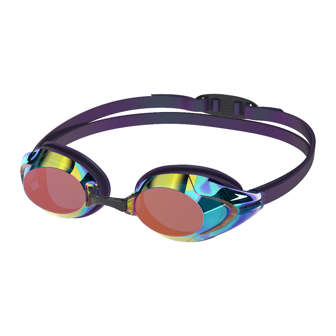 Speedo Vanquisher 3.0 Mirror LTD Swim Goggle Obsidian/Cobalt Trance Mirror Lens