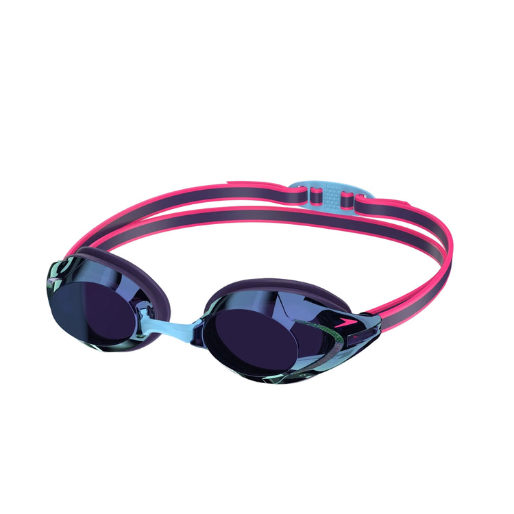 Speedo Vanquisher 3.0 Mirror Swim Goggle Acai Purple/ Smoke/ Iris Mirror Lense