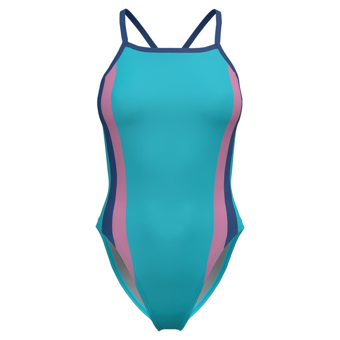 Speedo Women s Color Block One Back One Piece Swimsuit