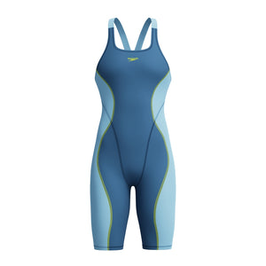 Speedo Women's Fastskin Hyperspark Open Back Kneeskin blue