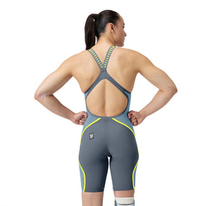Speedo Women's Fastskin LZR Pure Intent 2.0 Openback Kneeskin grey