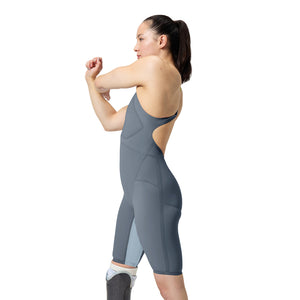 Speedo Women's Fastskin LZR Pure Valor 2.0 Openback Kneeskin grey