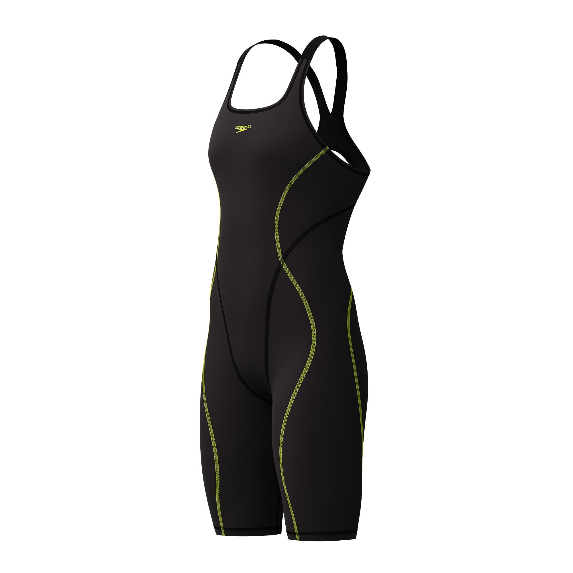 Speedo Women's Hyperspark Open Back Kneeskin Black
