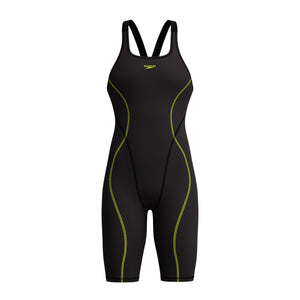 Speedo Women's Hyperspark Open Back Kneeskin Black