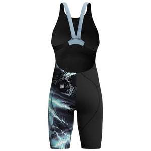 Speedo Women's LZR Pro 2.0 Printed Kneeskin electro static black